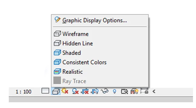 آموزش ابزارهای View Control Bar در Revit
