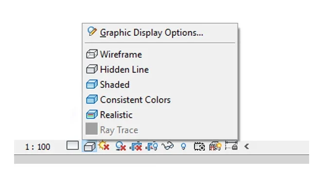 آموزش ابزارهای View Control Bar در Revit