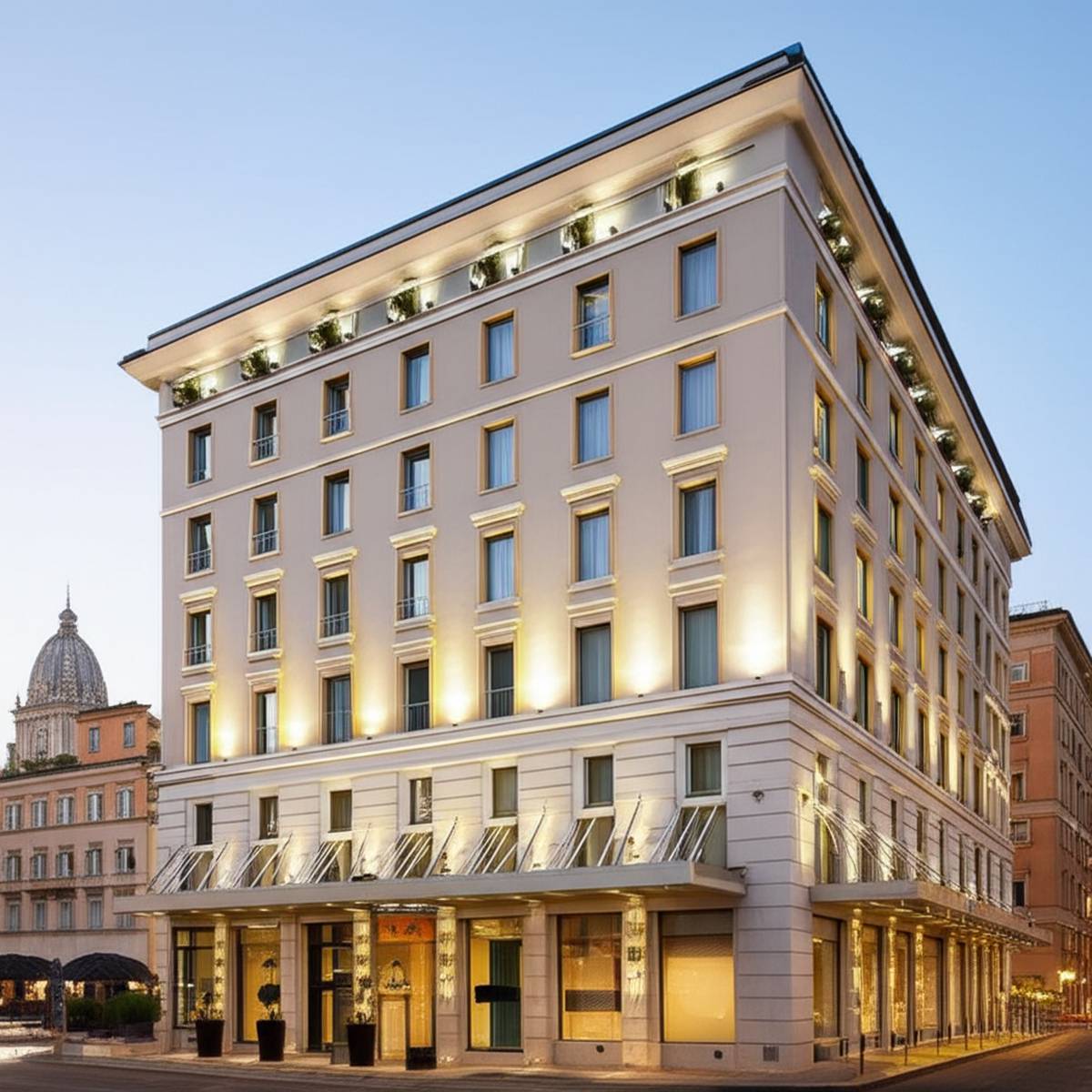 گردشگری هتل ویسکونتی پالاس رم Visconti Palace Hotel