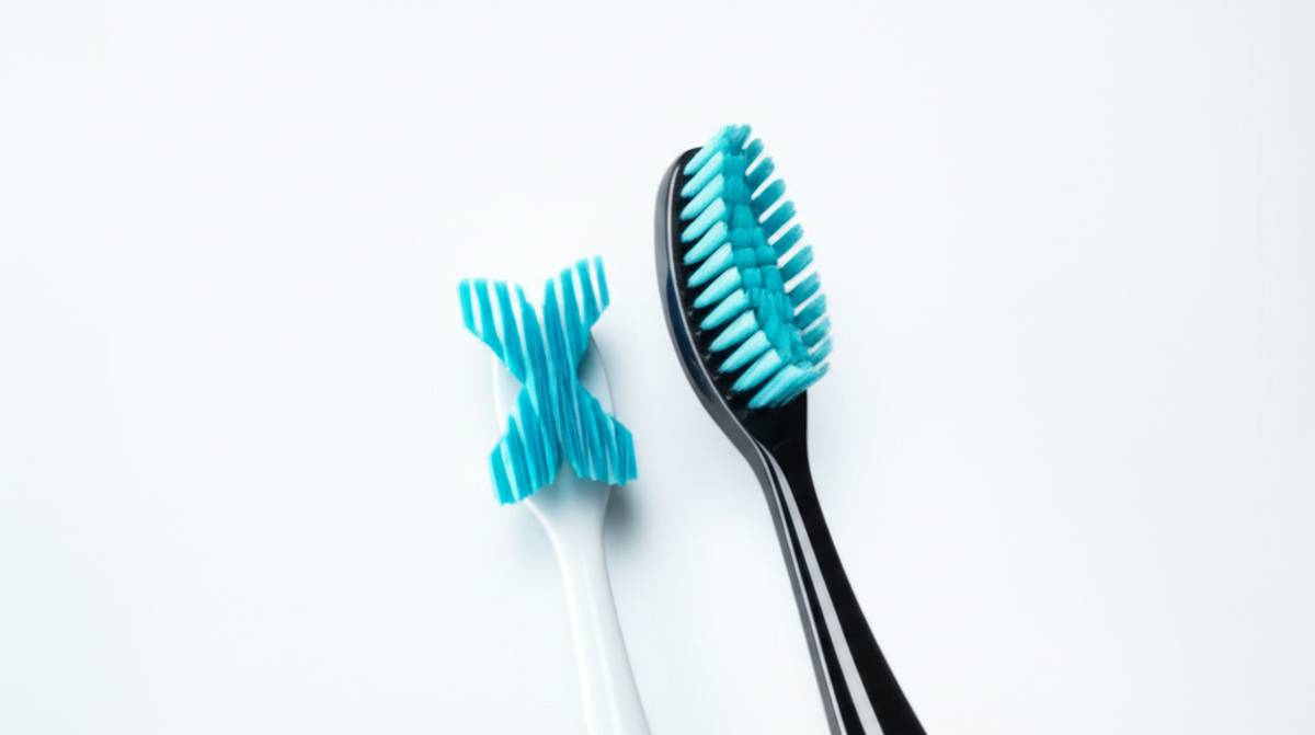 نقد و بررسی مسواک دوتایی تریزا پروکلین X-Shape برس متوسط