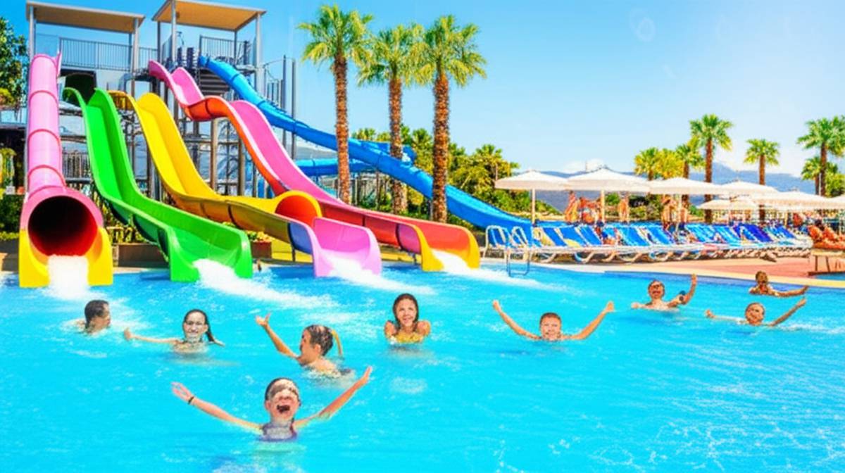 گردشگری بهترین هتل های خانوادگی آنتالیا - تفریحات آبی کودکان