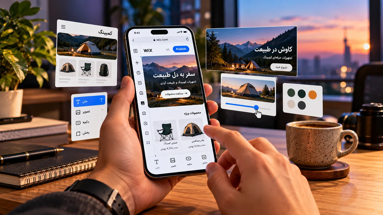 ساخت و ویرایش فروشگاه اینترنتی با سایت ساز موبایل